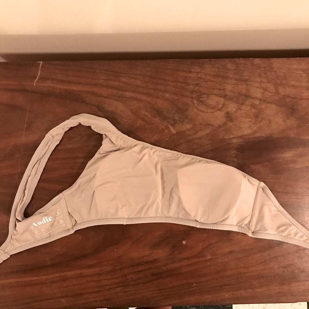 Andie Swim Wynwood One Shoulder Swim Top in Dove - Picture 5 of 5